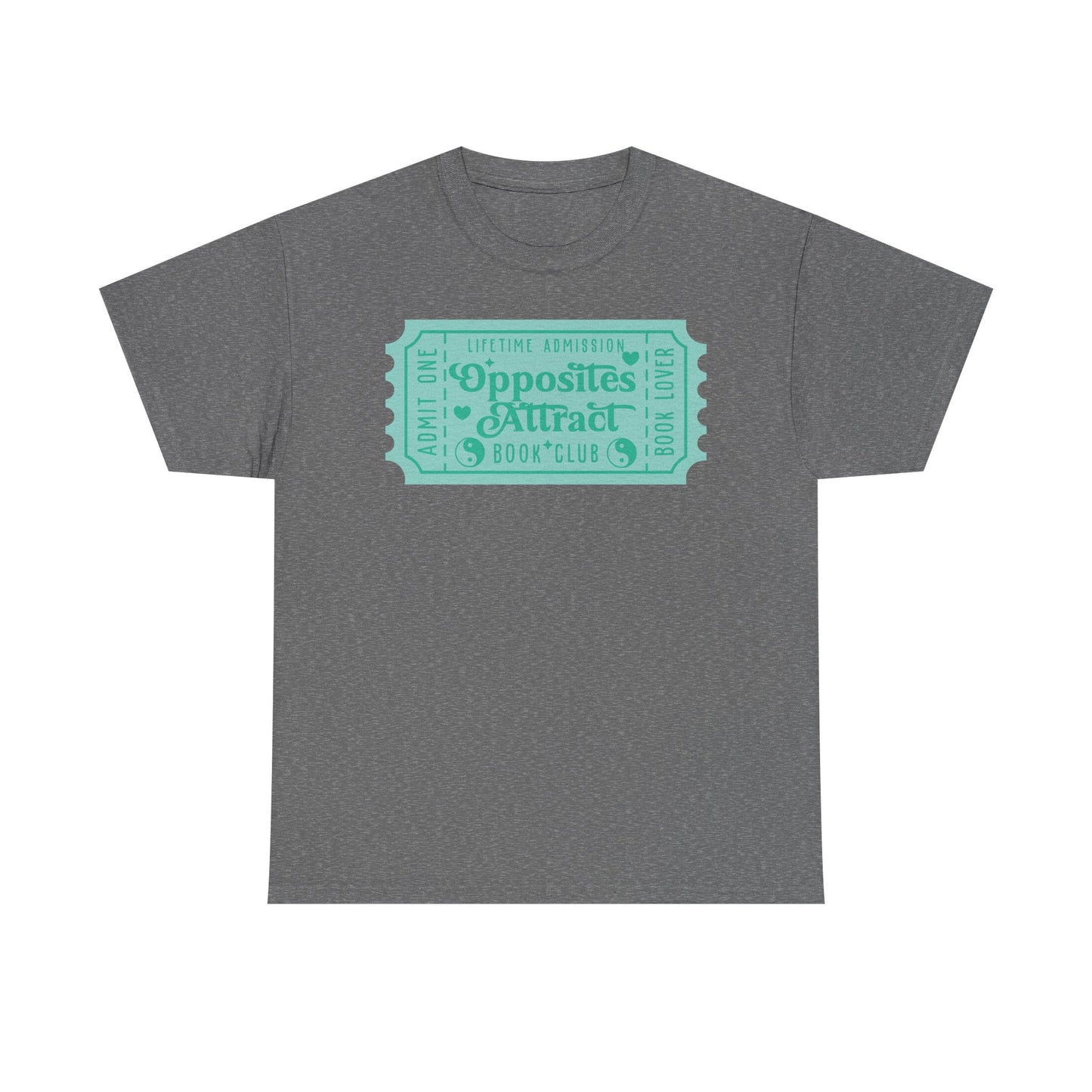 Opposites Attract Book Club Ticket Graphic Tee