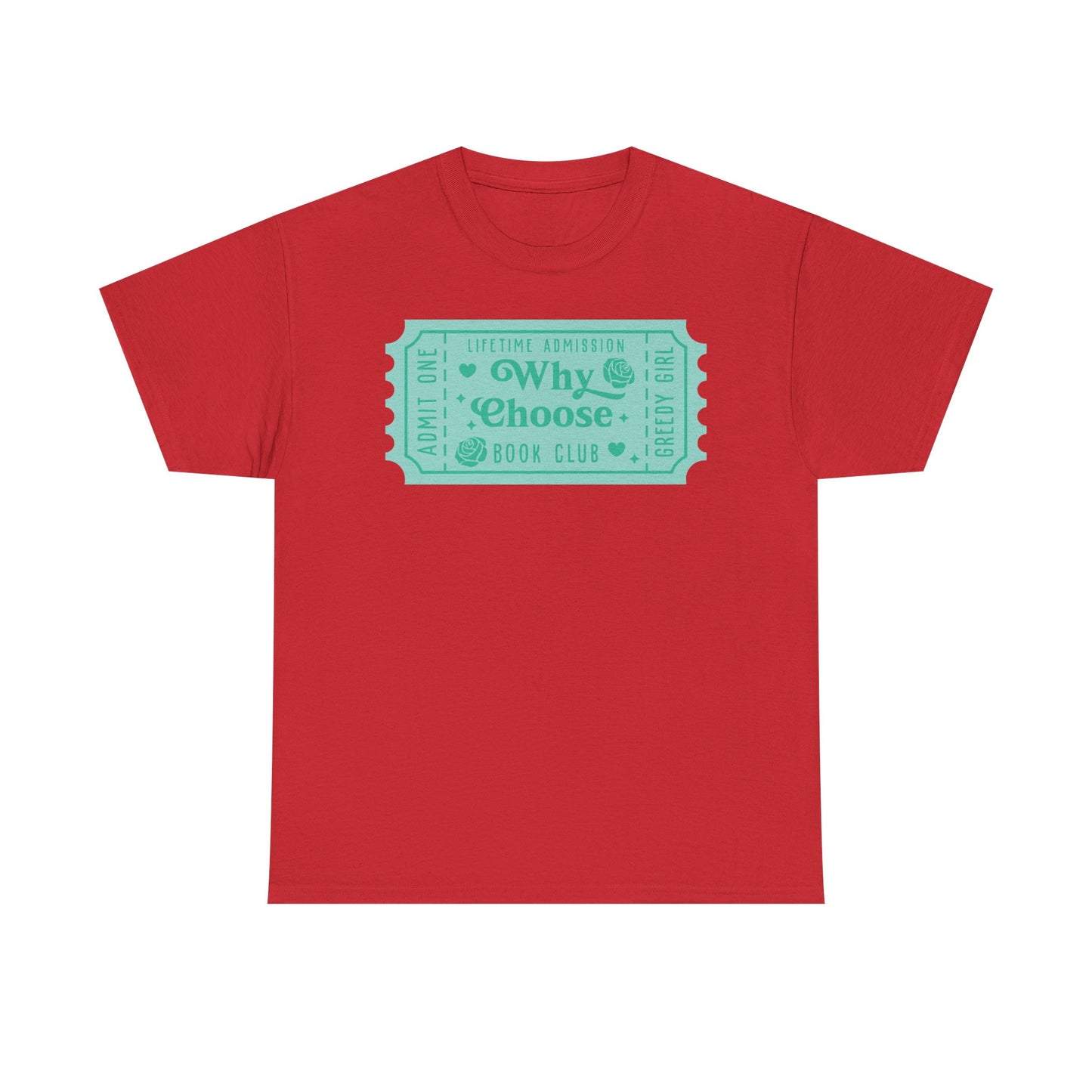 Why Choose Book Club Ticket Graphic Tee