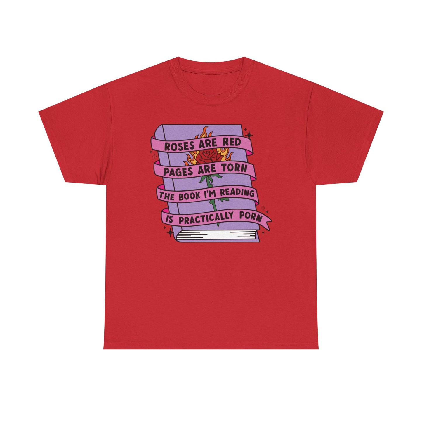 Roses Are Red Book Poem Graphic Tee