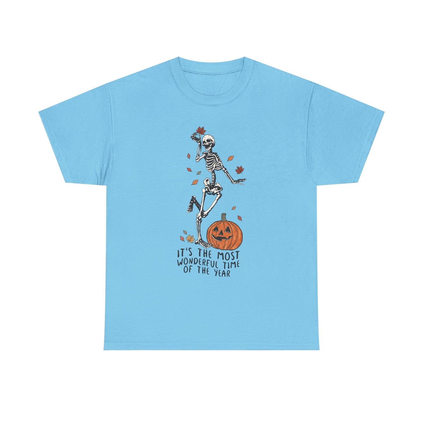 Skeleton Graphic Tee "Most Wonderful Time"