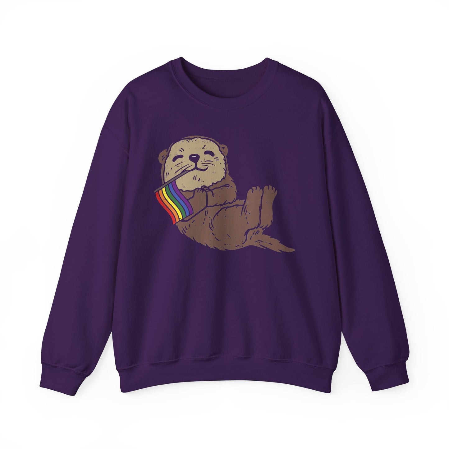 Crewneck Sweatshirt - Otter Pride LGBTQA+