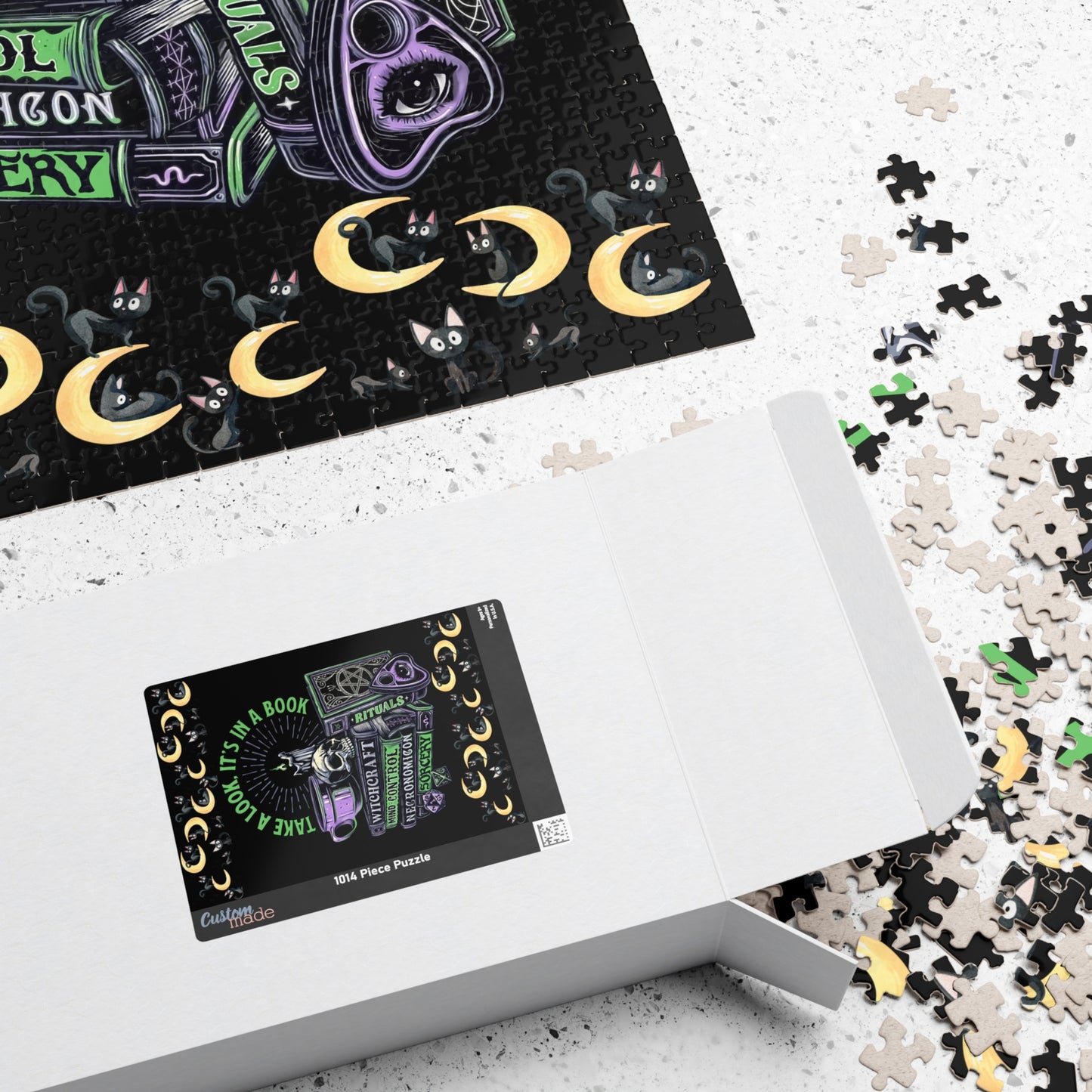 In a book witchy 1014 piece puzzle