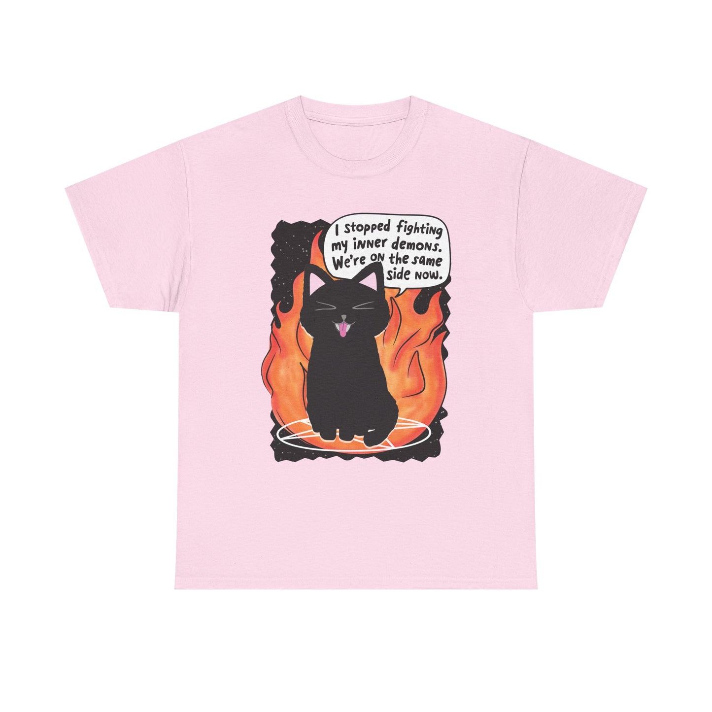 Same Side Cat Graphic Tee