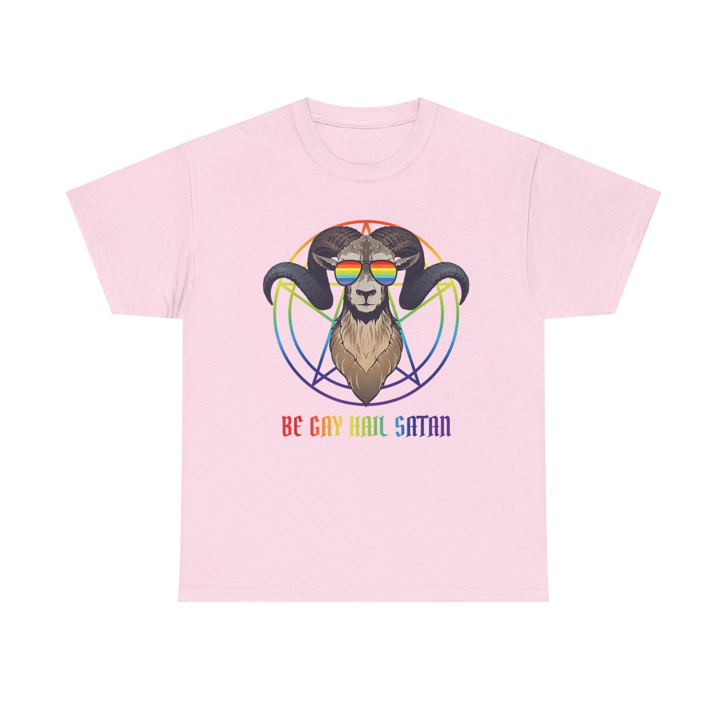 Be Gay Hail Satan Graphic Tee