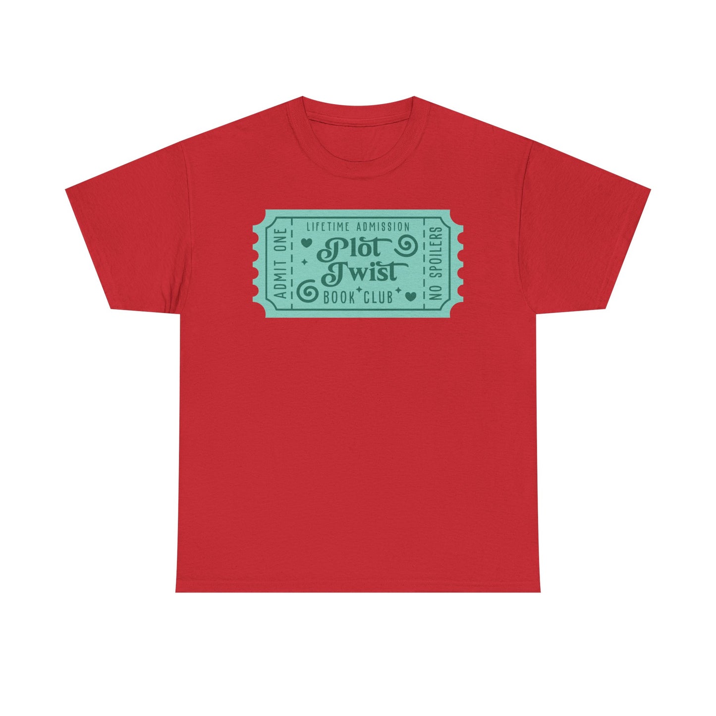 Plot Twist Book Club Ticket Graphic Tee