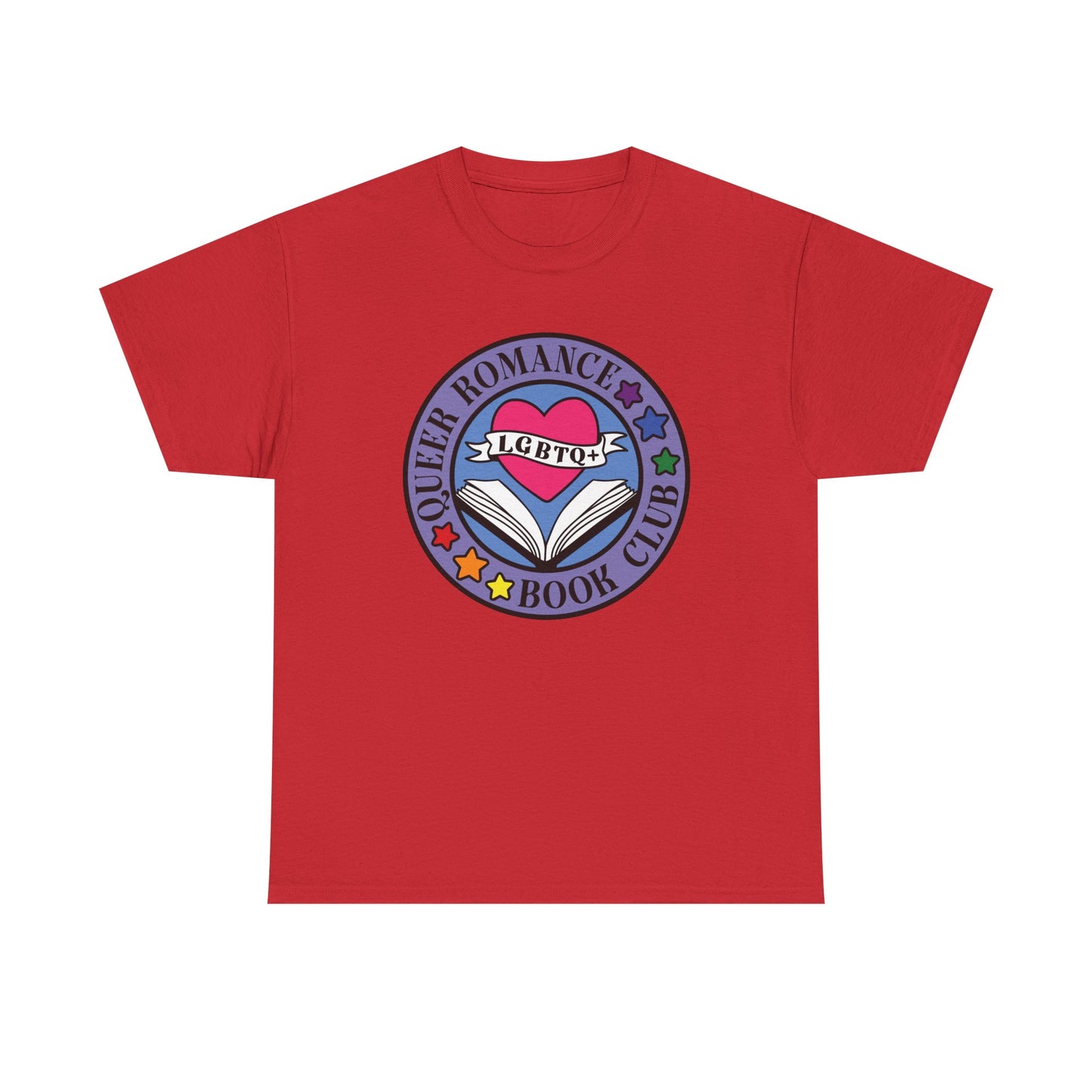 Queer Romance Book Club LGBTQA Round Graphic Tee