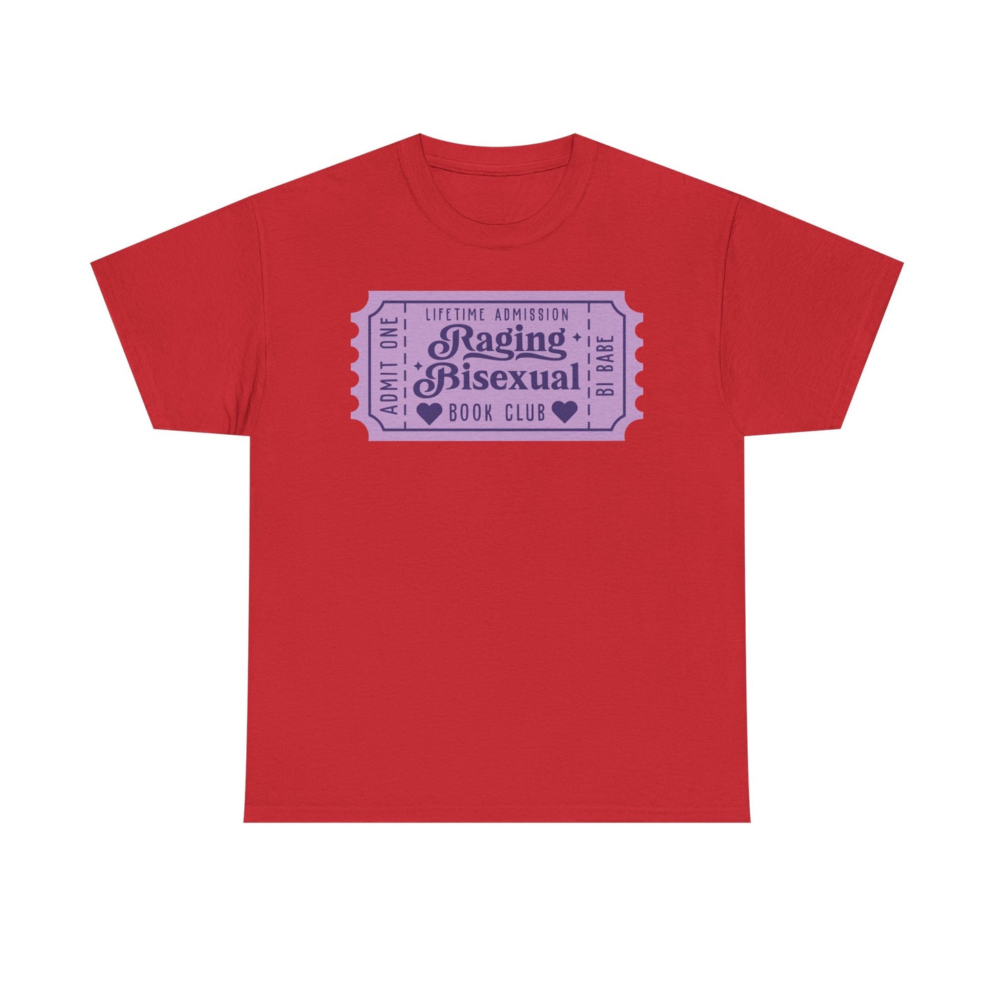 Raging Bisexual Book Club Ticket Graphic Tee