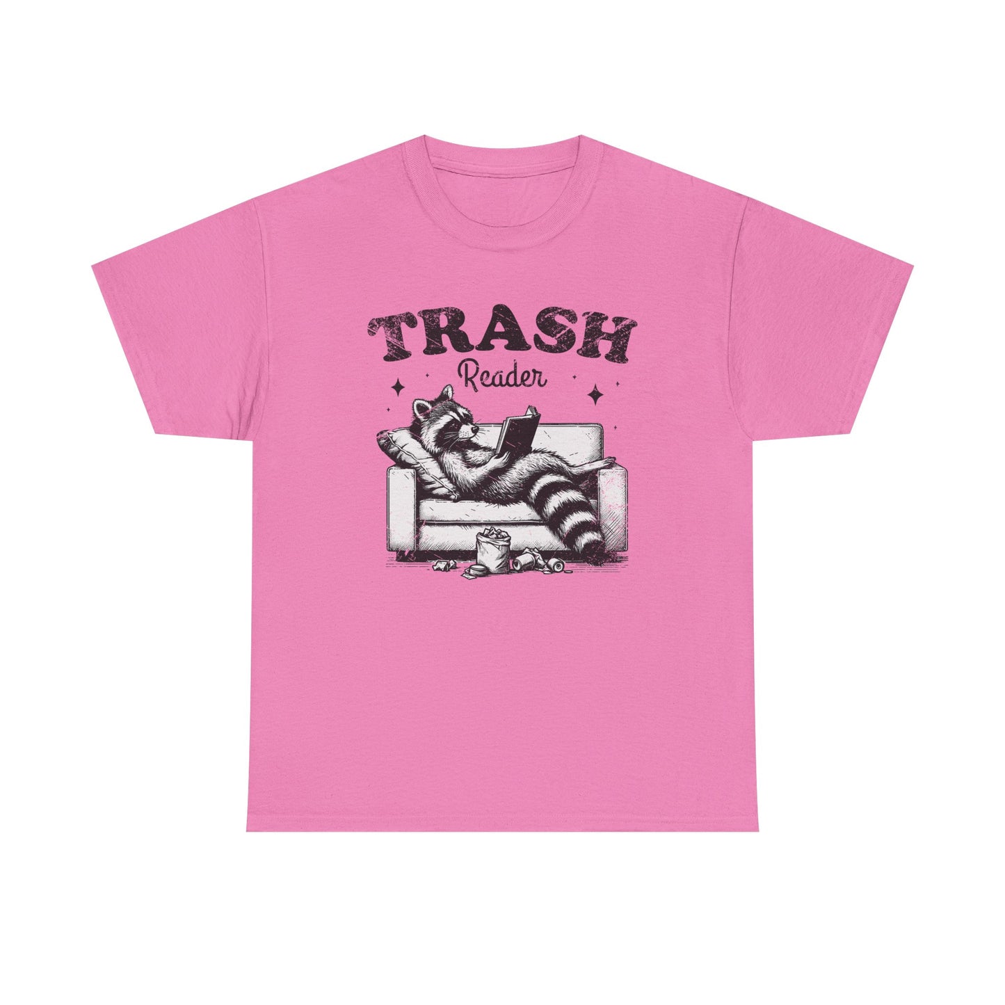 Trash Reader Racoon Graphic Tee