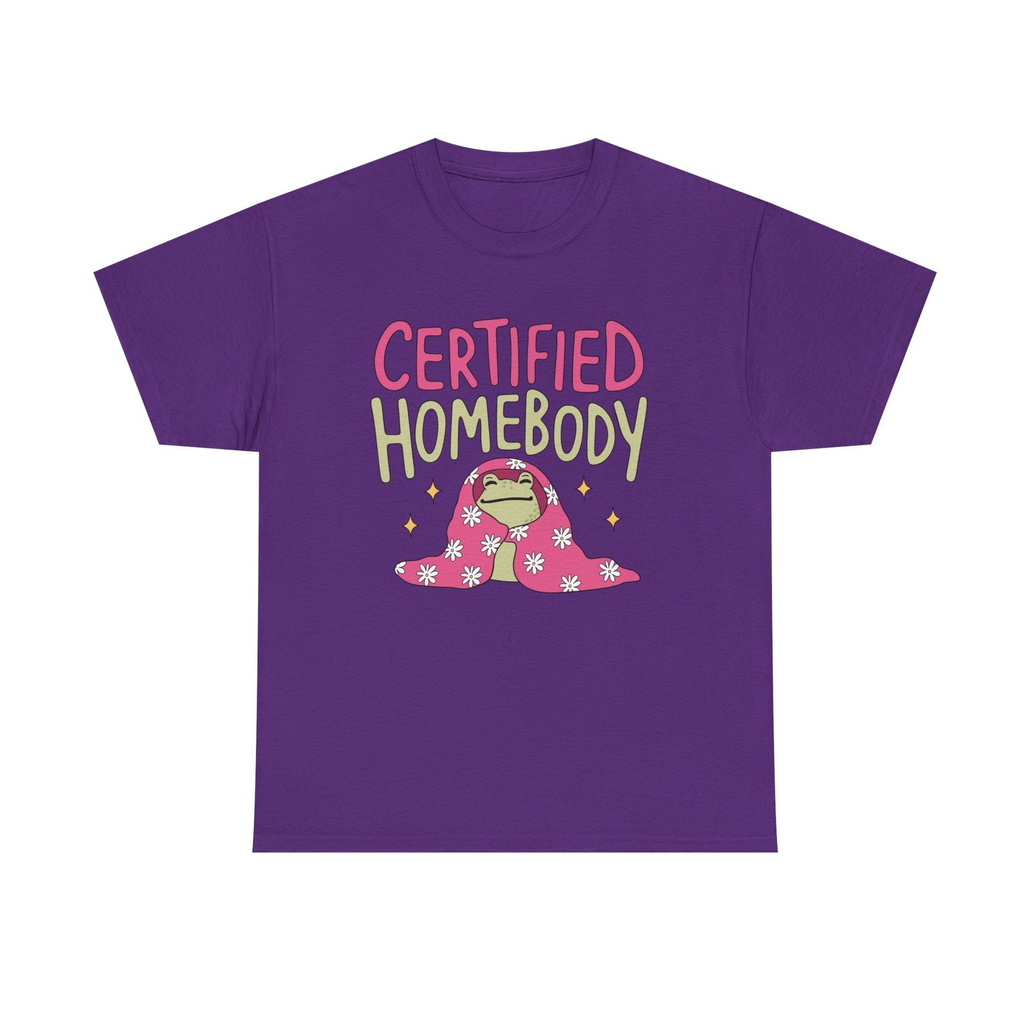 Certified Homebody Frog Graphic Tee