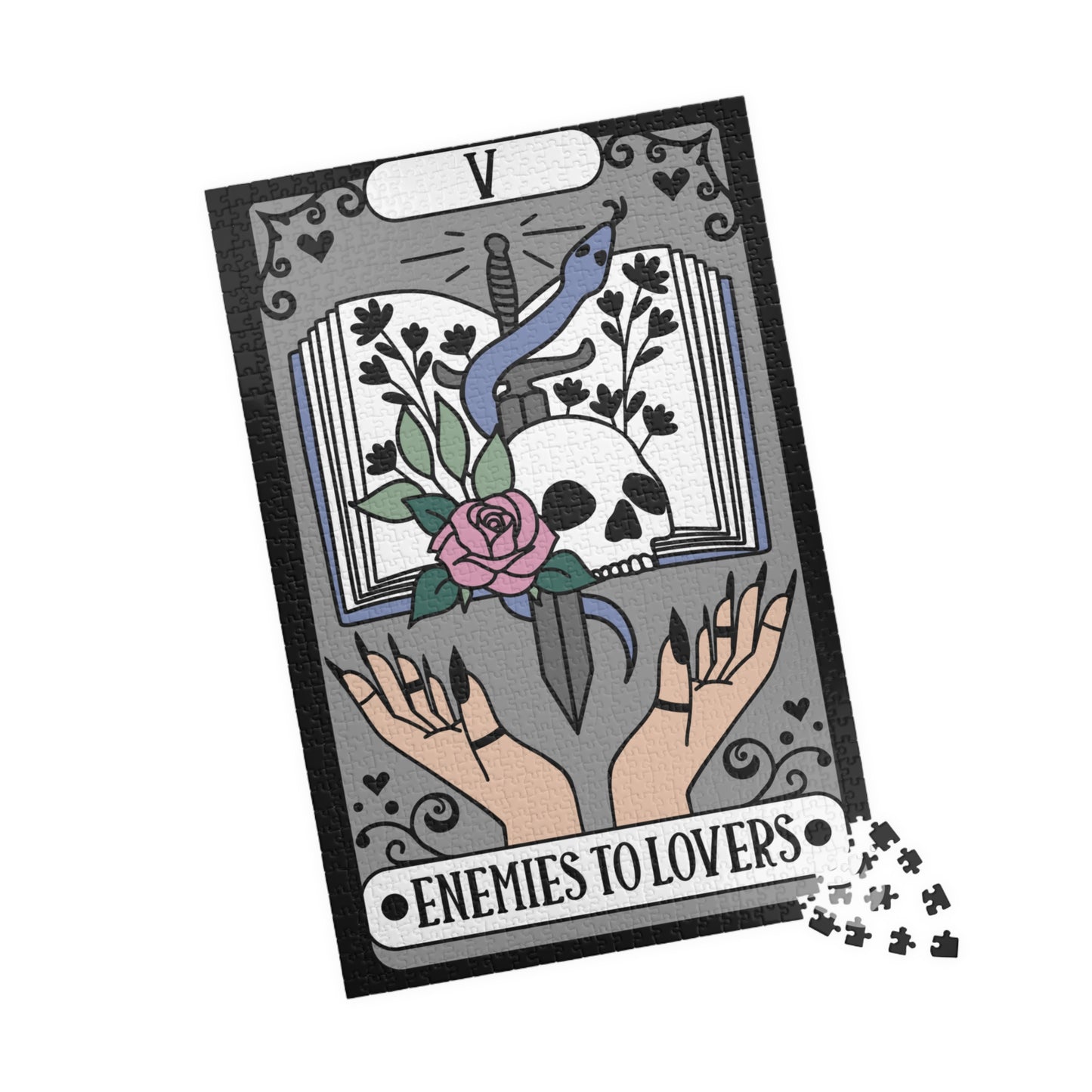 Enemies to Lovers Tarot Card 1014 piece puzzle