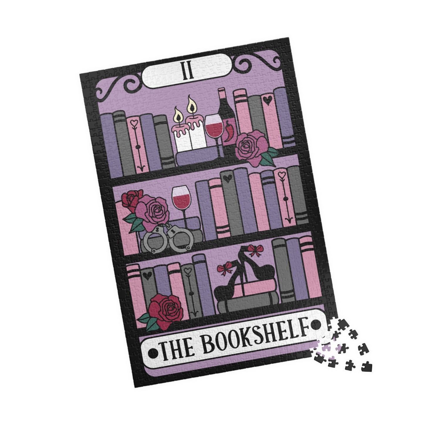 The Bookshelf Tarot Card 1014 piece puzzle