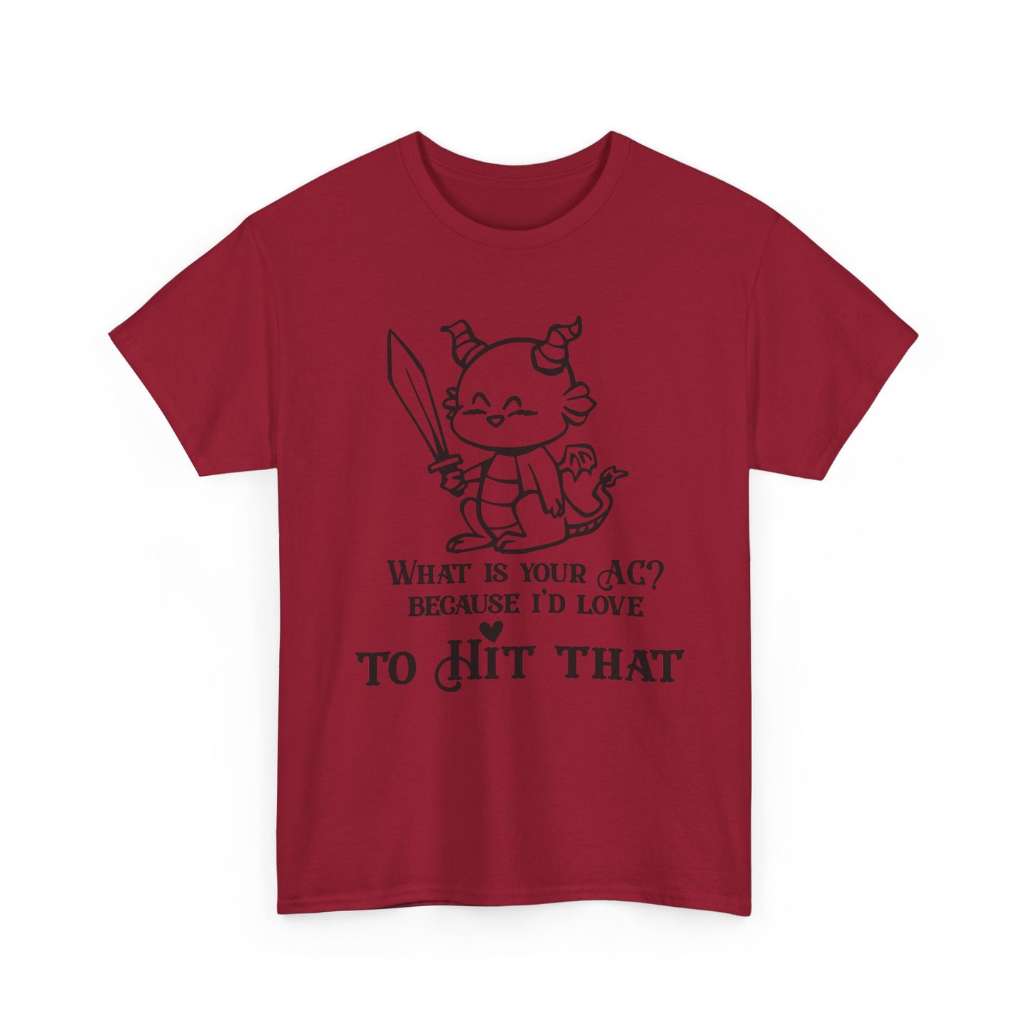 Dragon AC Graphic Tee, Role Playing, "Hit That"