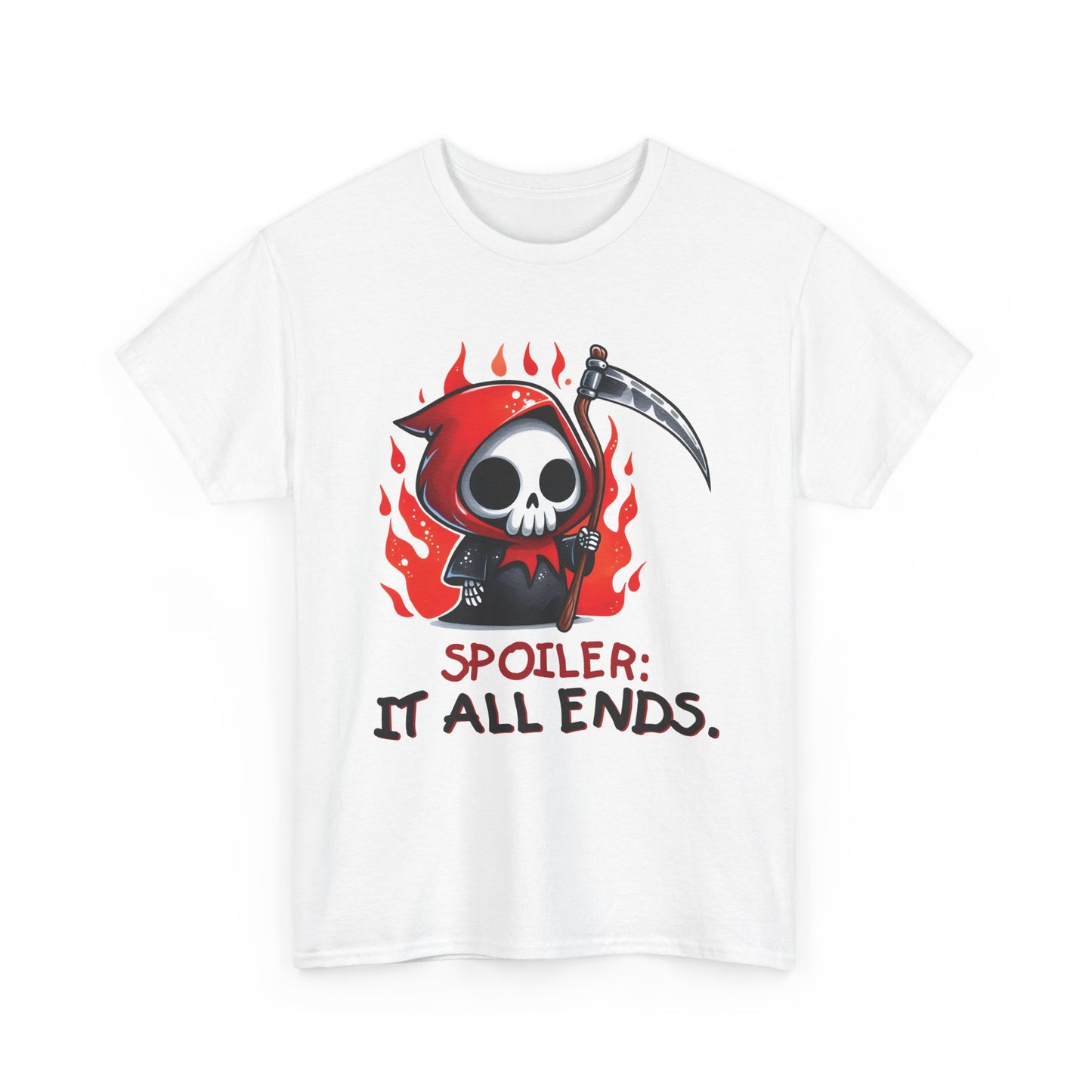 Cartoon Grim Reaper Unisex Tee