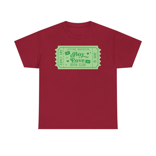 Boy Love Book Club Ticket Graphic Tee