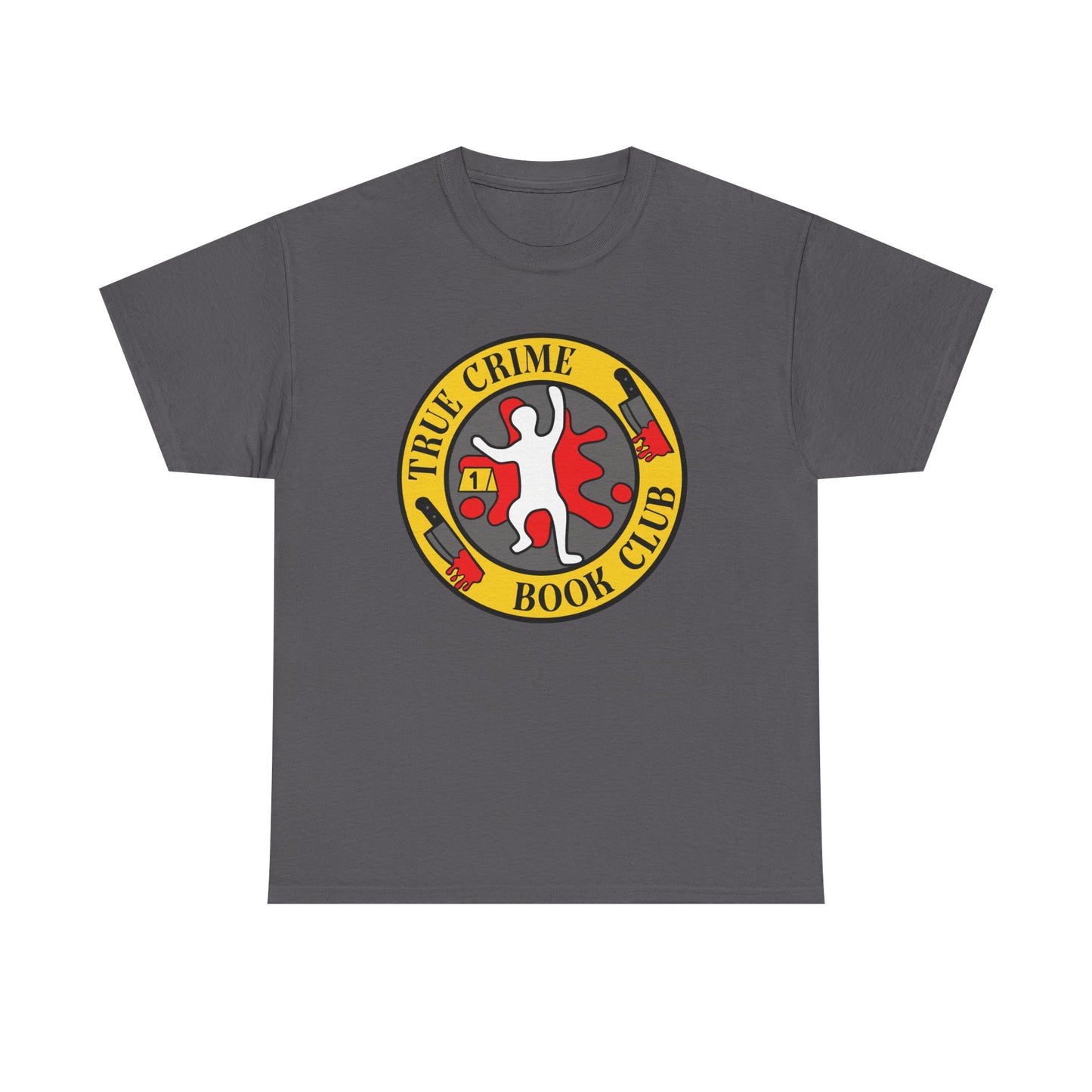 True Crime Book Club Round Graphic Tee