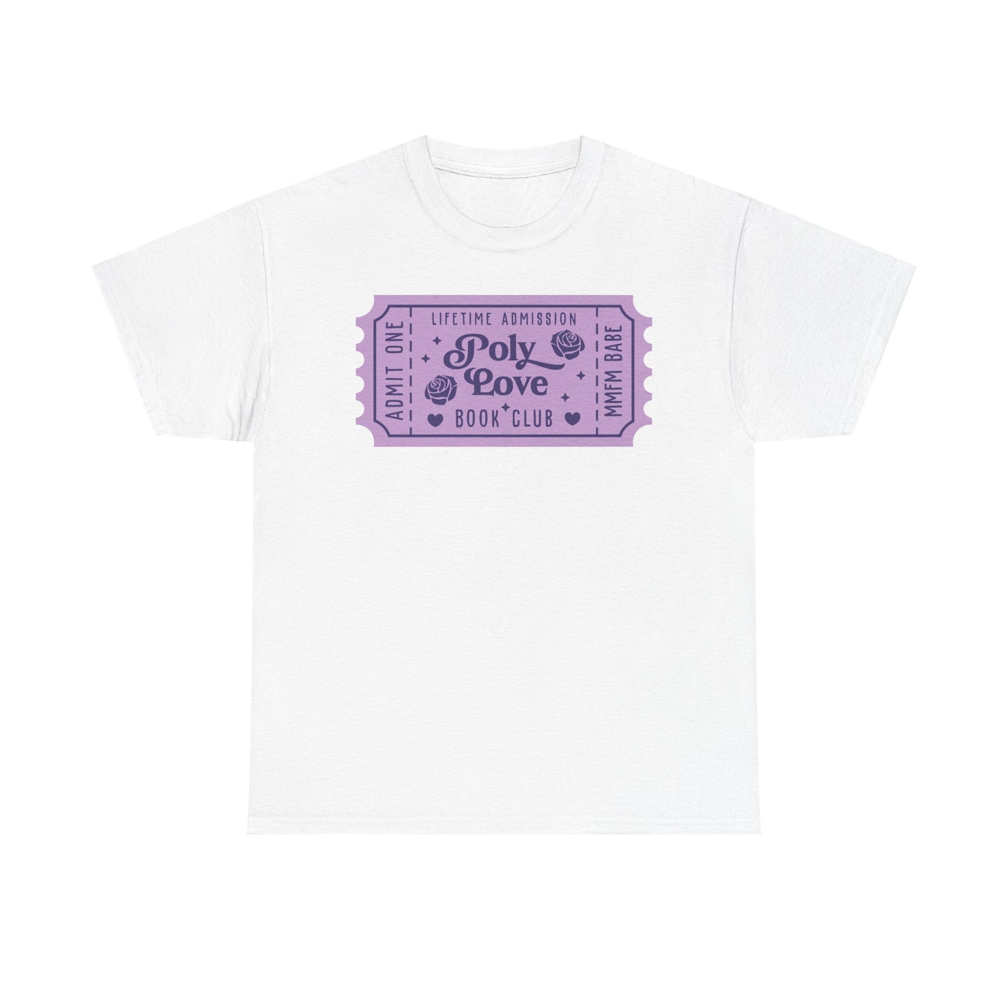 Poly Love Book Club Ticket Graphic Tee