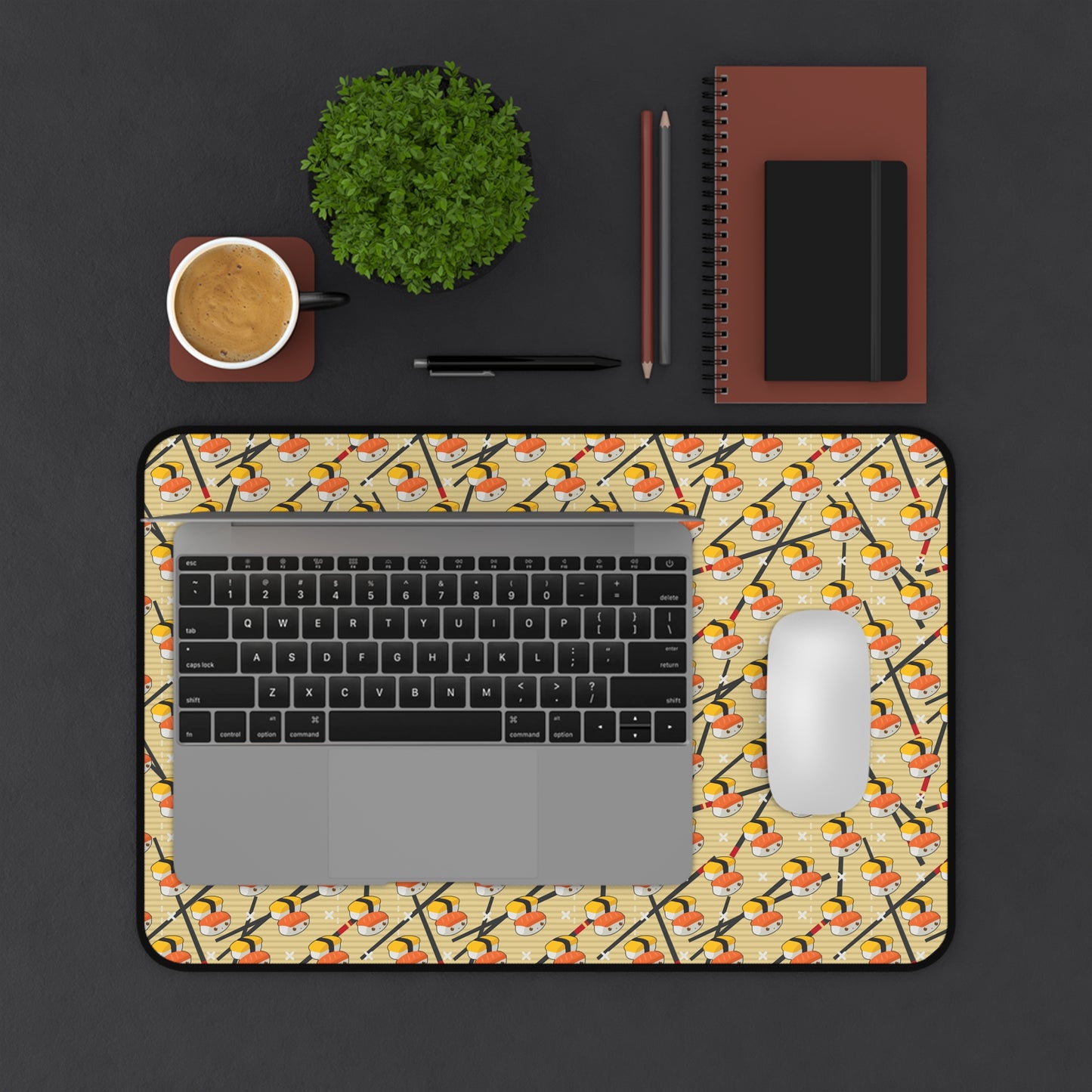 Kawaii Sushi Themed Desk Mat