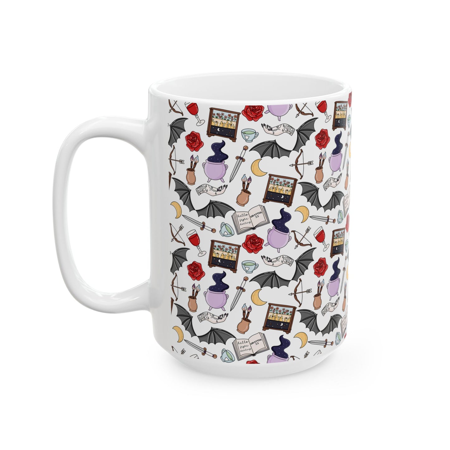 Batwings make me happy 15oz Mug