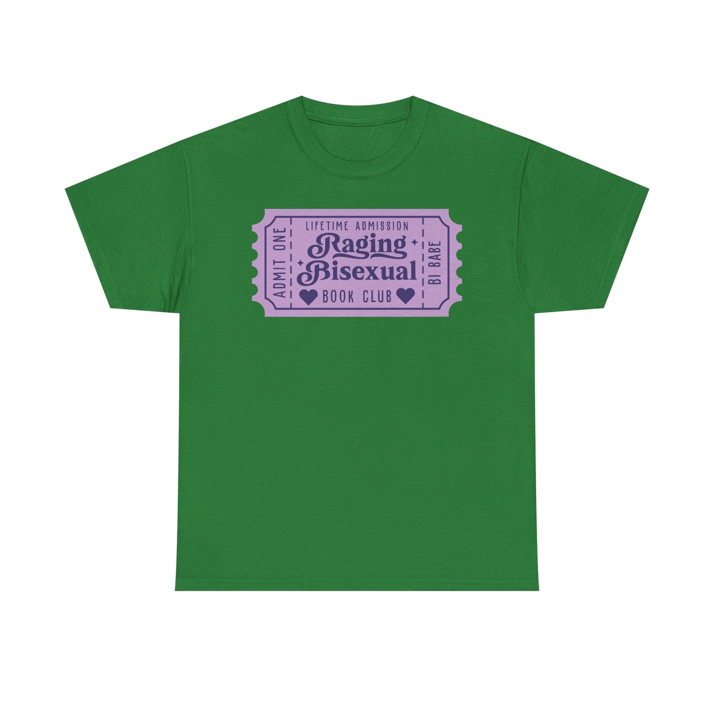 Raging Bisexual Book Club Ticket Graphic Tee