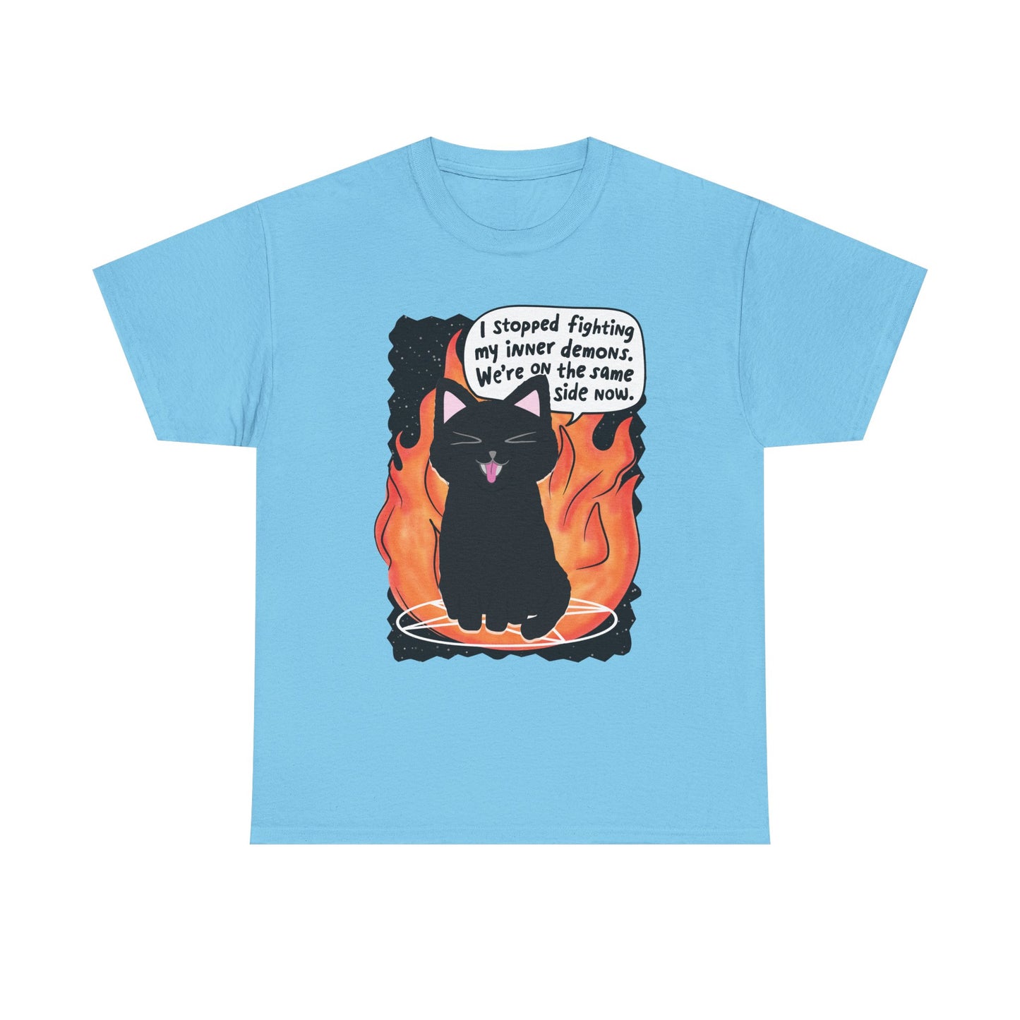 Same Side Cat Graphic Tee