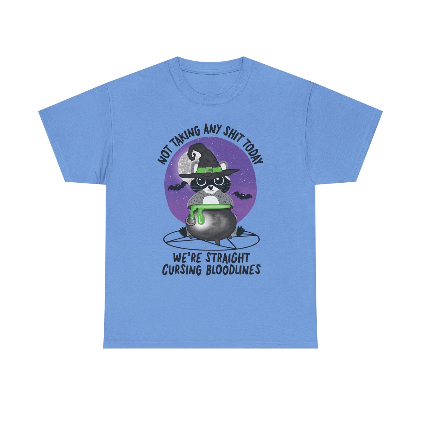 Raccoon Graphic Tee "Cursing Bloodlines"