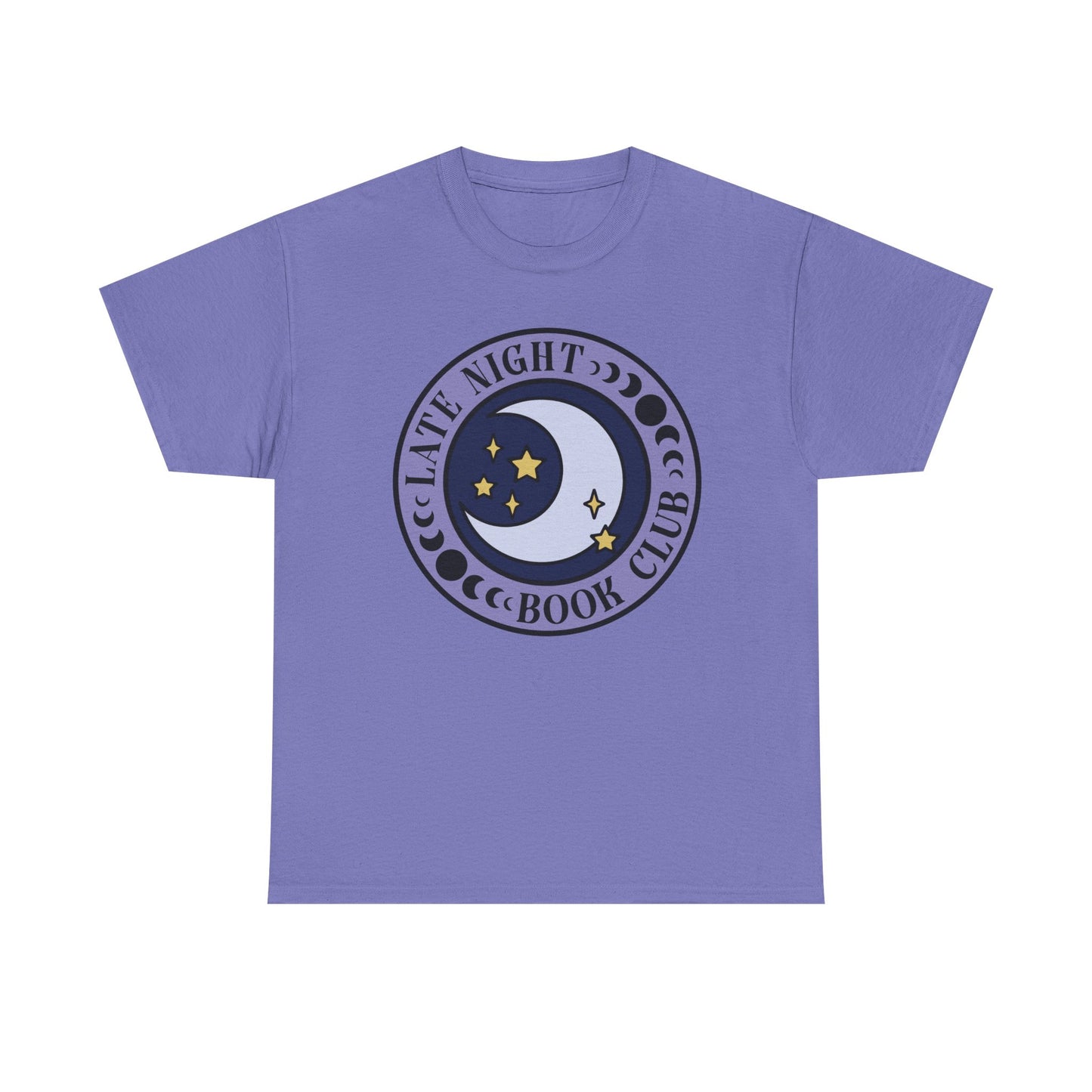 Late Night Book Club Round Graphic Tee