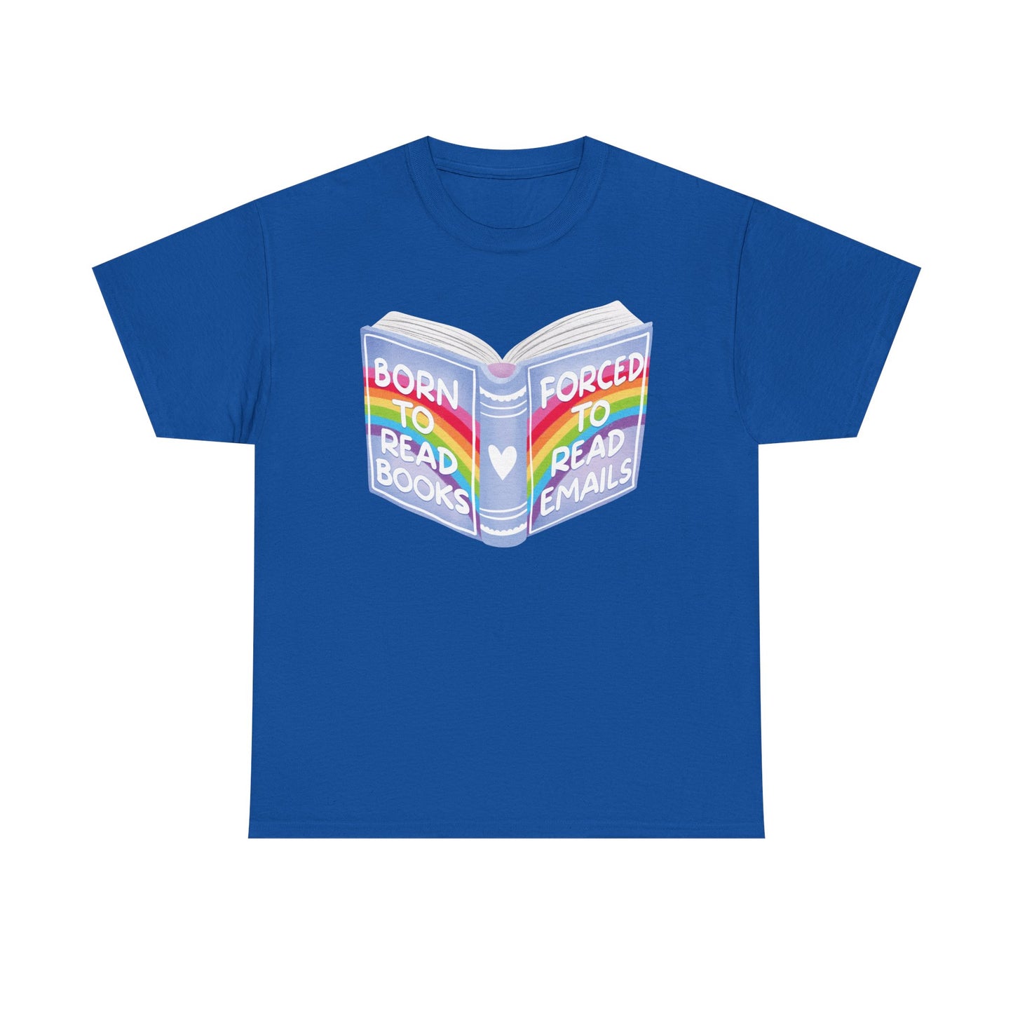 Books Vs Emails Graphic Tee