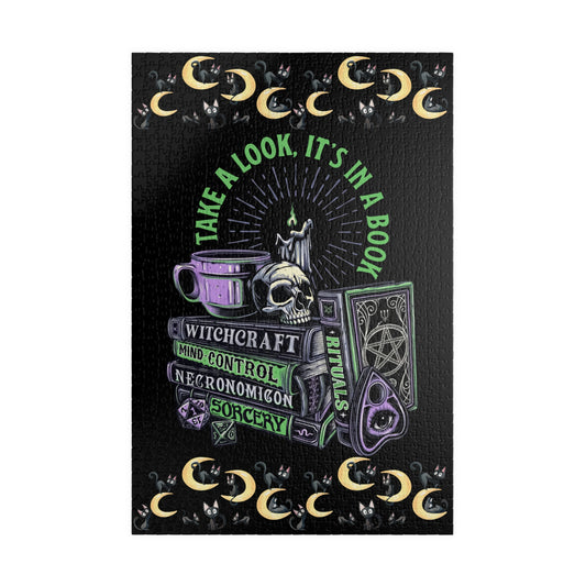 Copy of In a book witchy  1014 piece puzzle