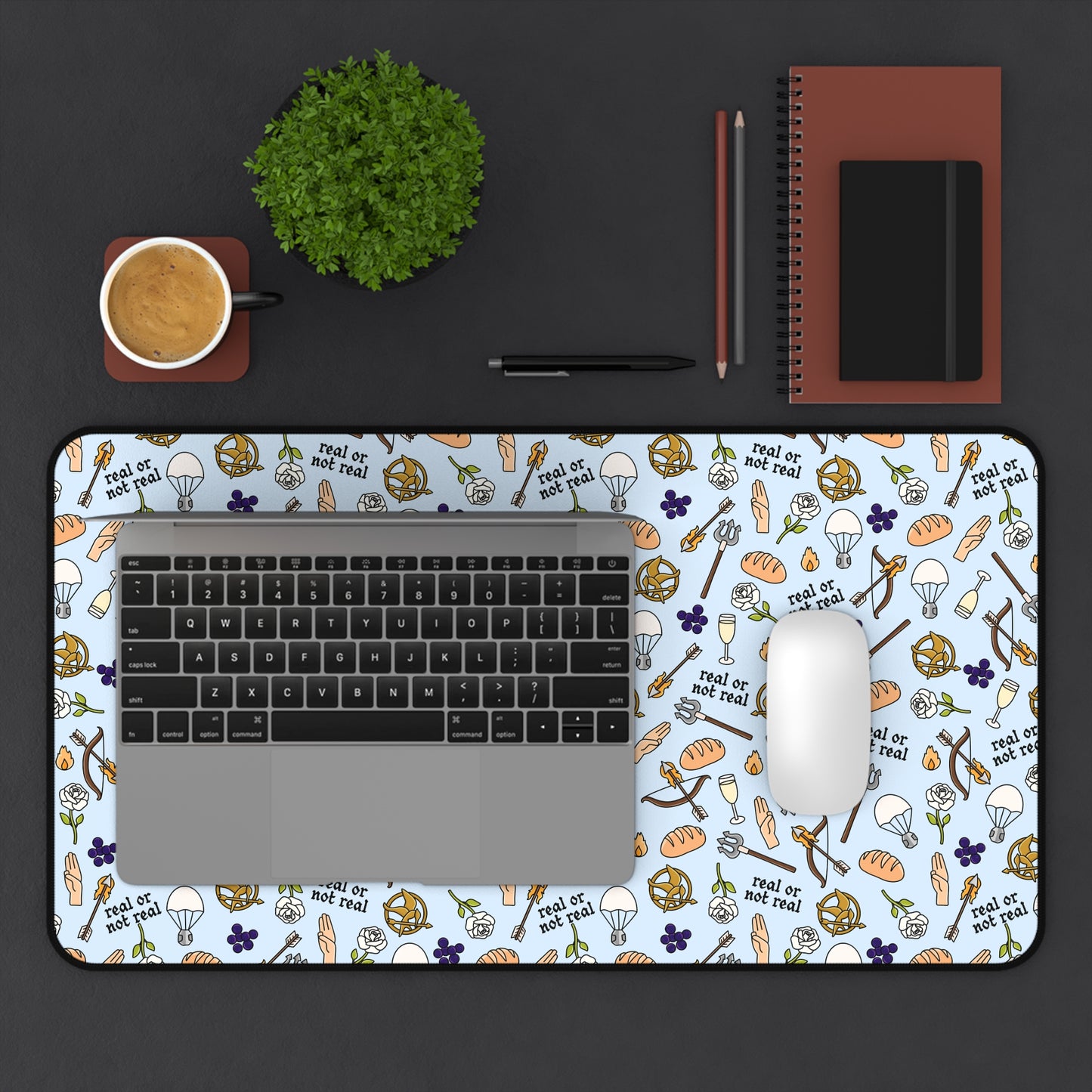 Blue Real? Desk Mat