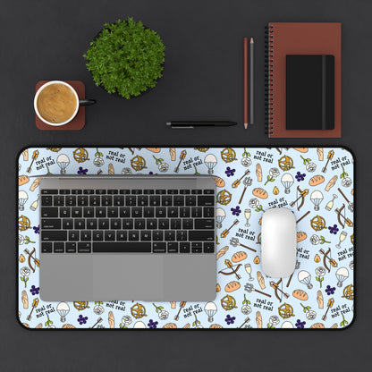 Blue Real? Desk Mat