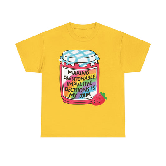 Questionable Decisions Jam Graphic Tee