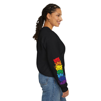 *Sleeve and Front Designs* Crewneck Sweatshirt - Puuride LGBTQA+