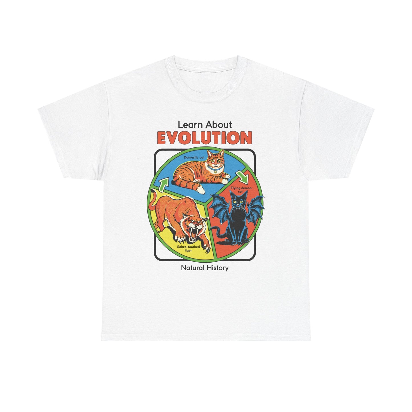 Cat Evolution Graphic Tee