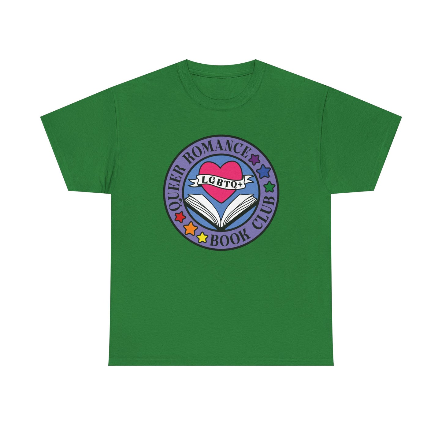 Queer Romance Book Club LGBTQA Round Graphic Tee