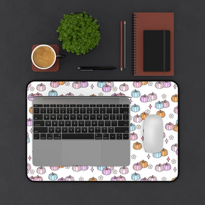 Pastel Pumpkins Desk Mat