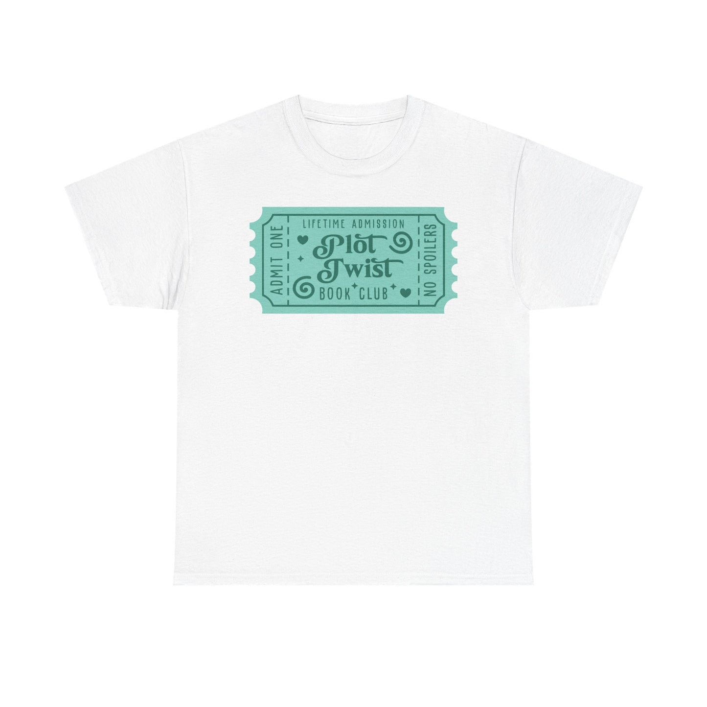 Plot Twist Book Club Ticket Graphic Tee