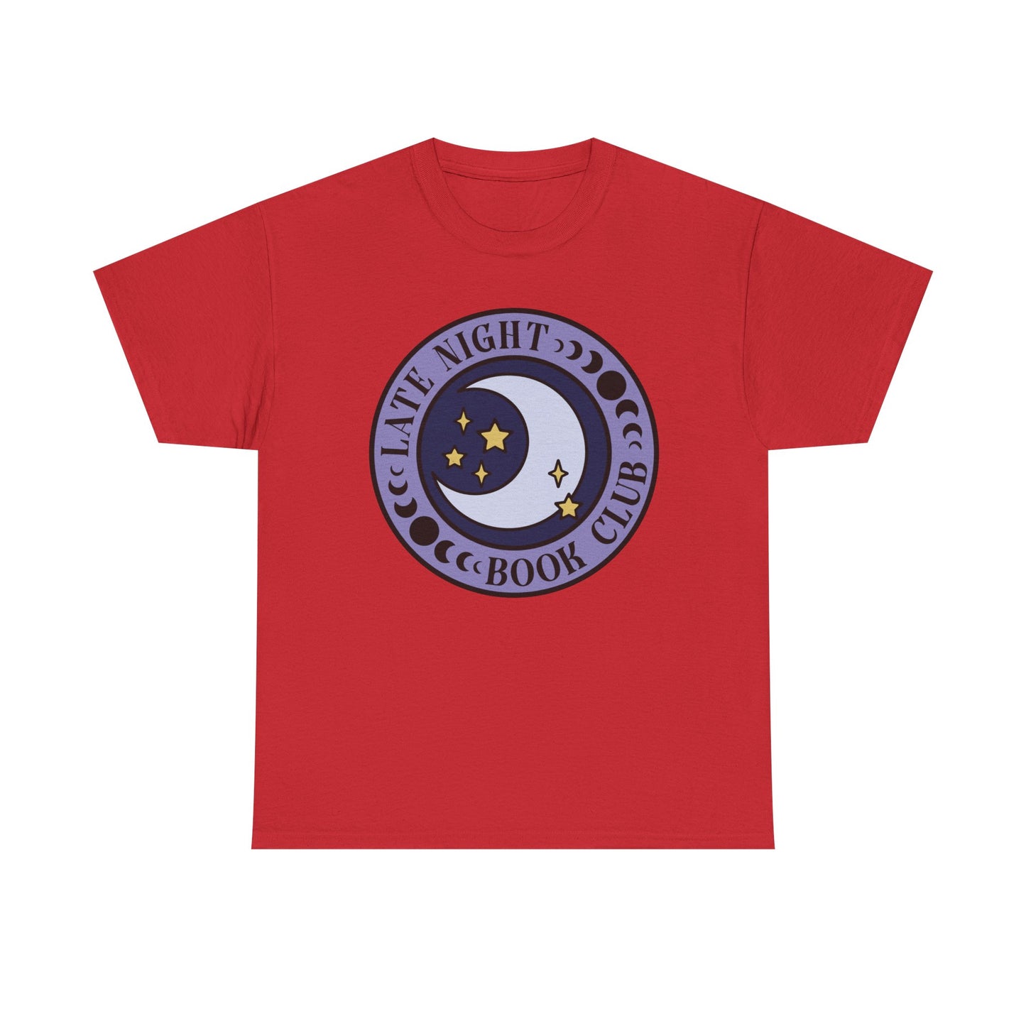 Late Night Book Club Round Graphic Tee