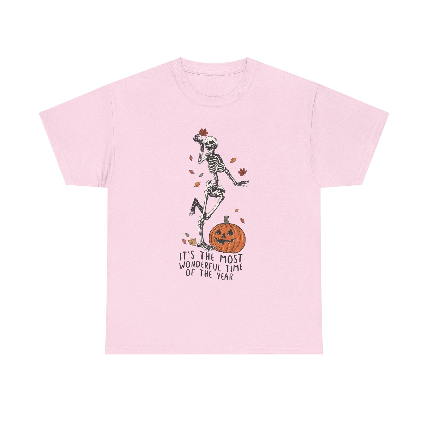 Skeleton Graphic Tee "Most Wonderful Time"