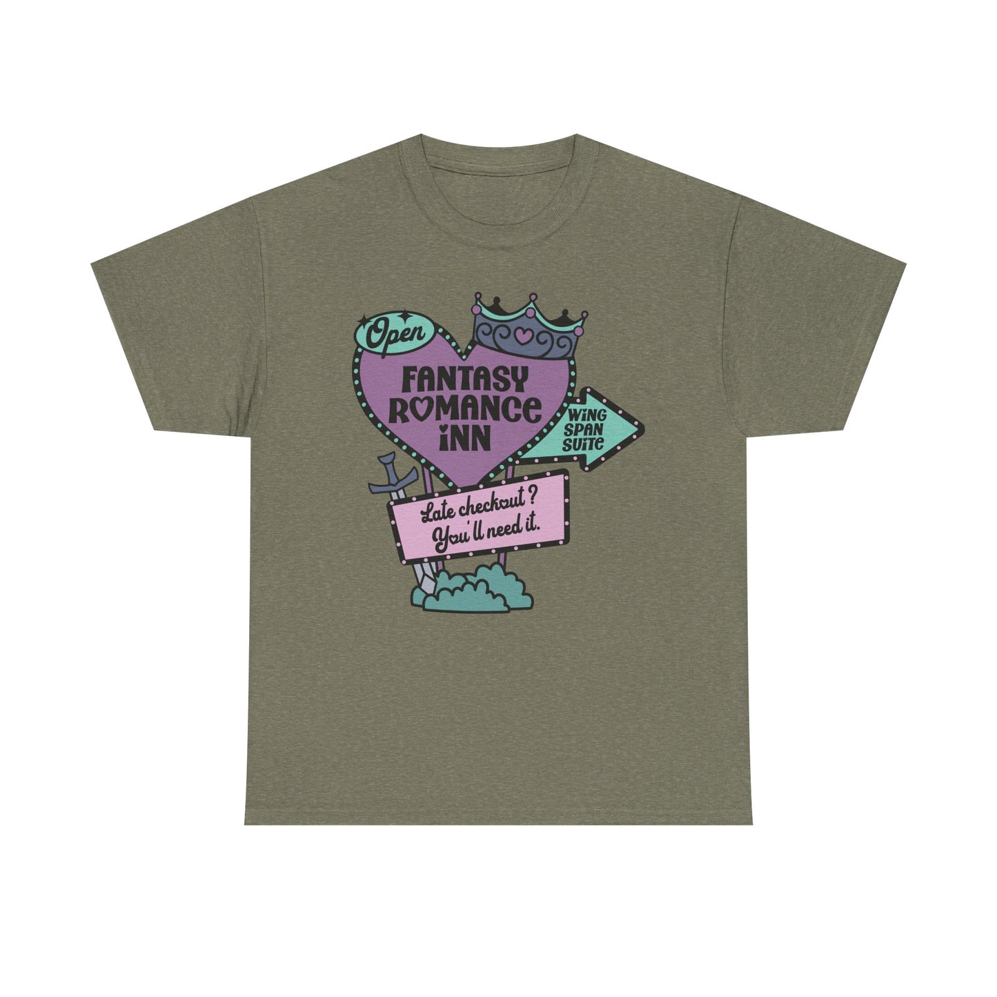 Fantasy Romance Inn Hotel Graphic Tee
