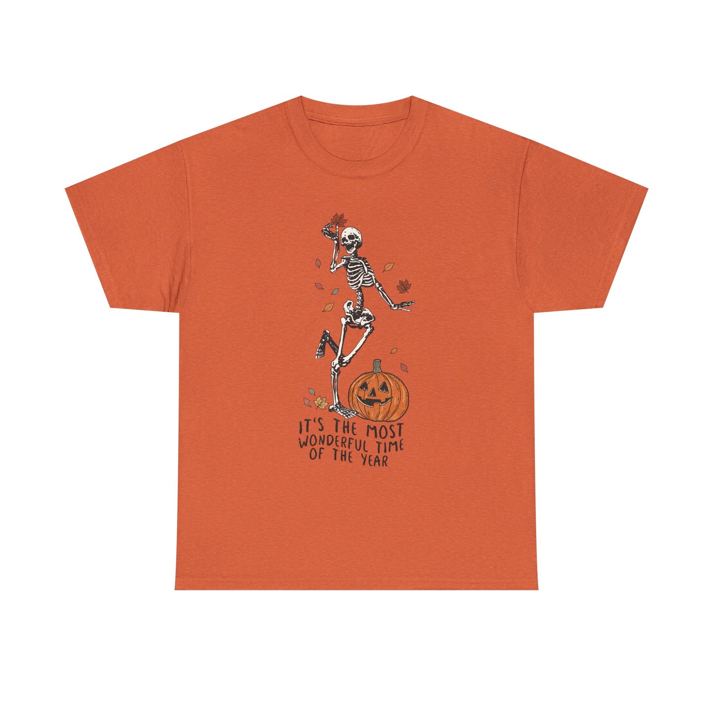 Skeleton Graphic Tee "Most Wonderful Time"