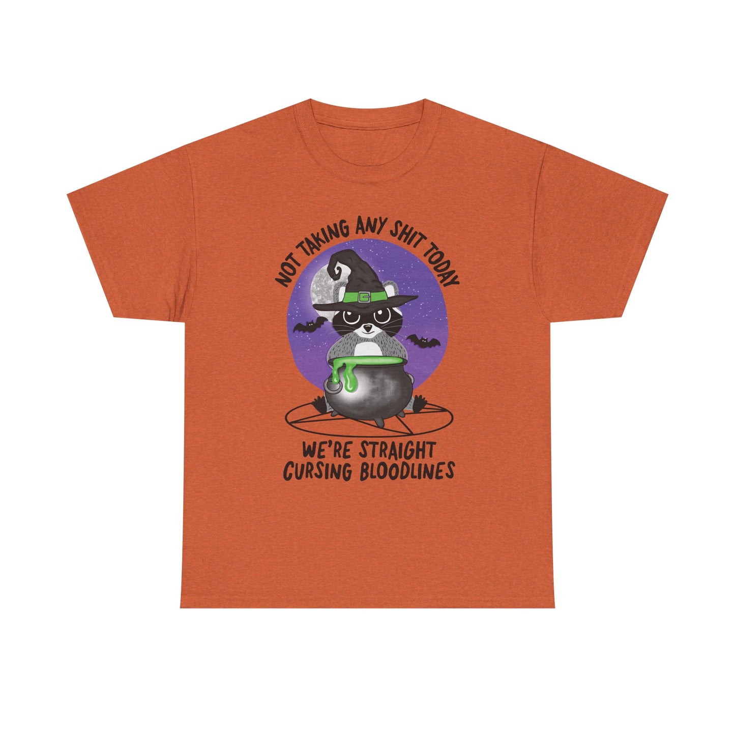 Raccoon Graphic Tee "Cursing Bloodlines"