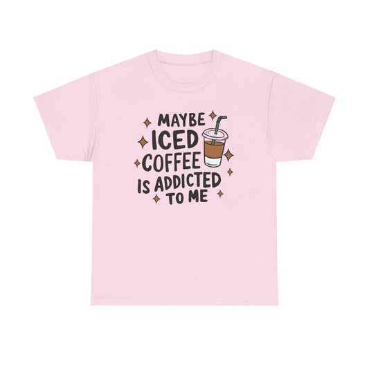 Iced Coffee Addicted Graphic Tee