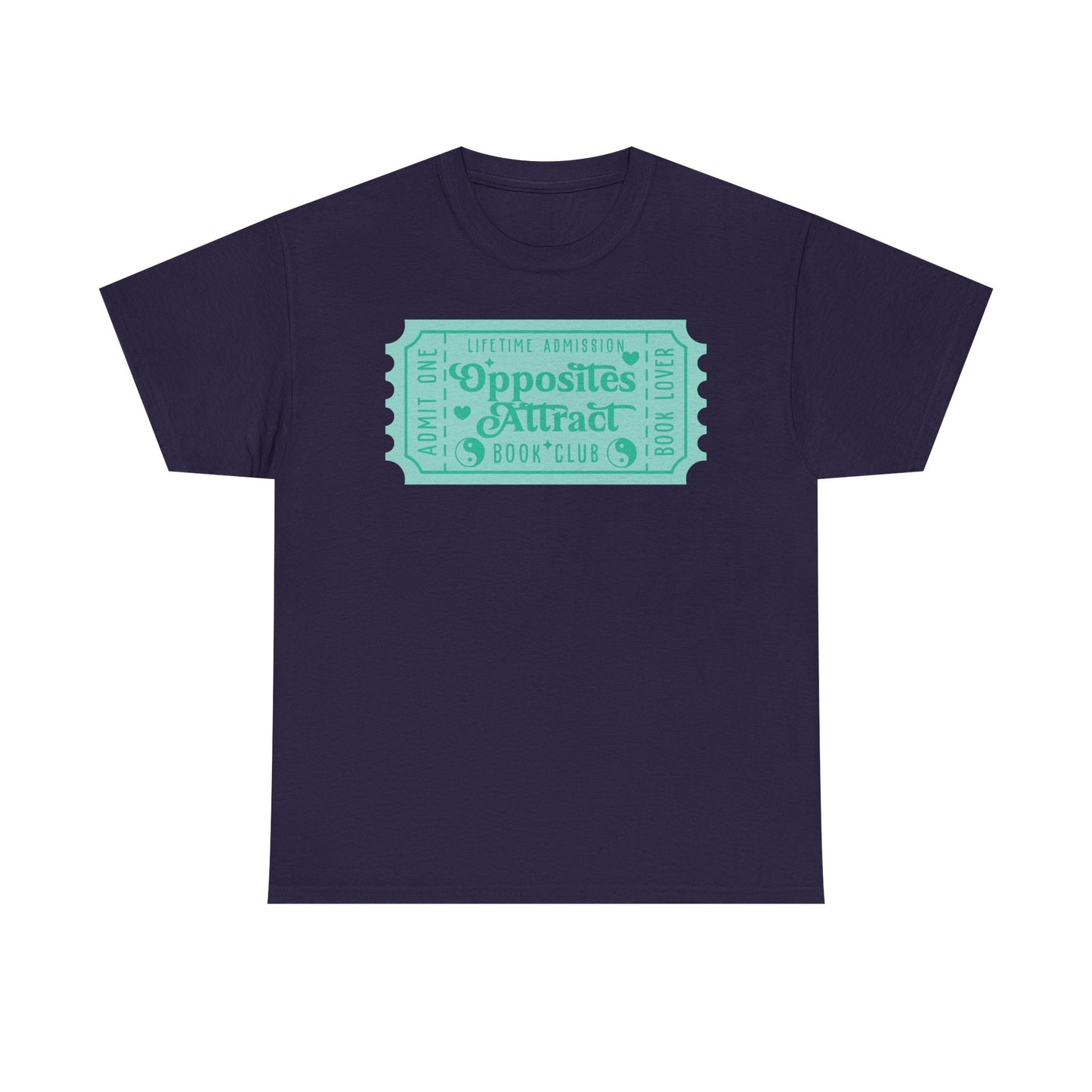 Opposites Attract Book Club Ticket Graphic Tee