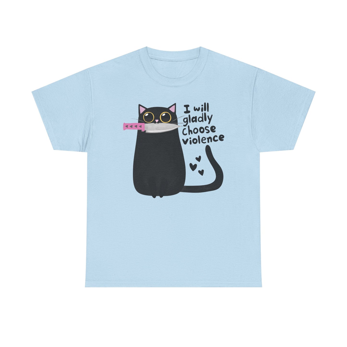 Choose Violence Cat Graphic Tee