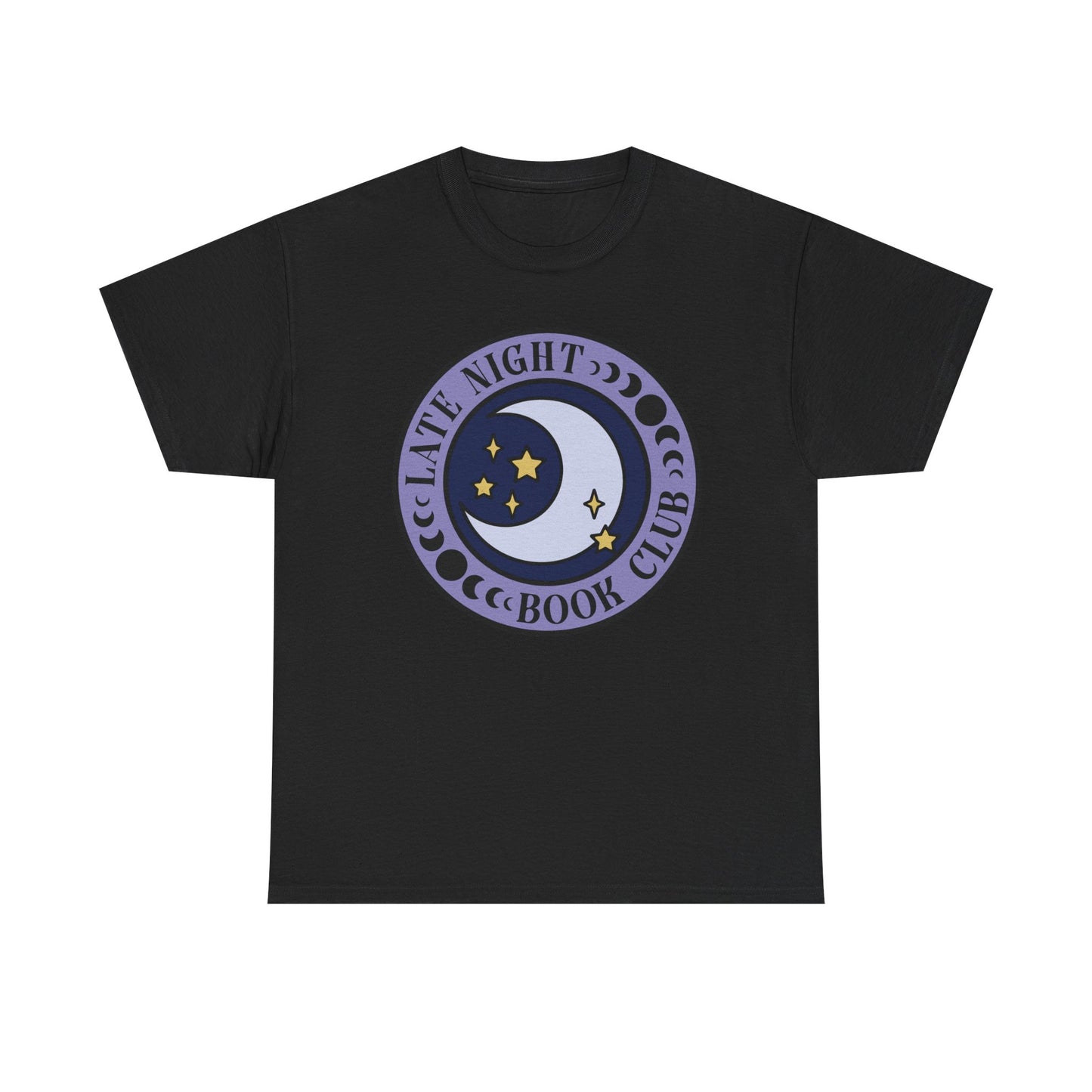 Late Night Book Club Round Graphic Tee