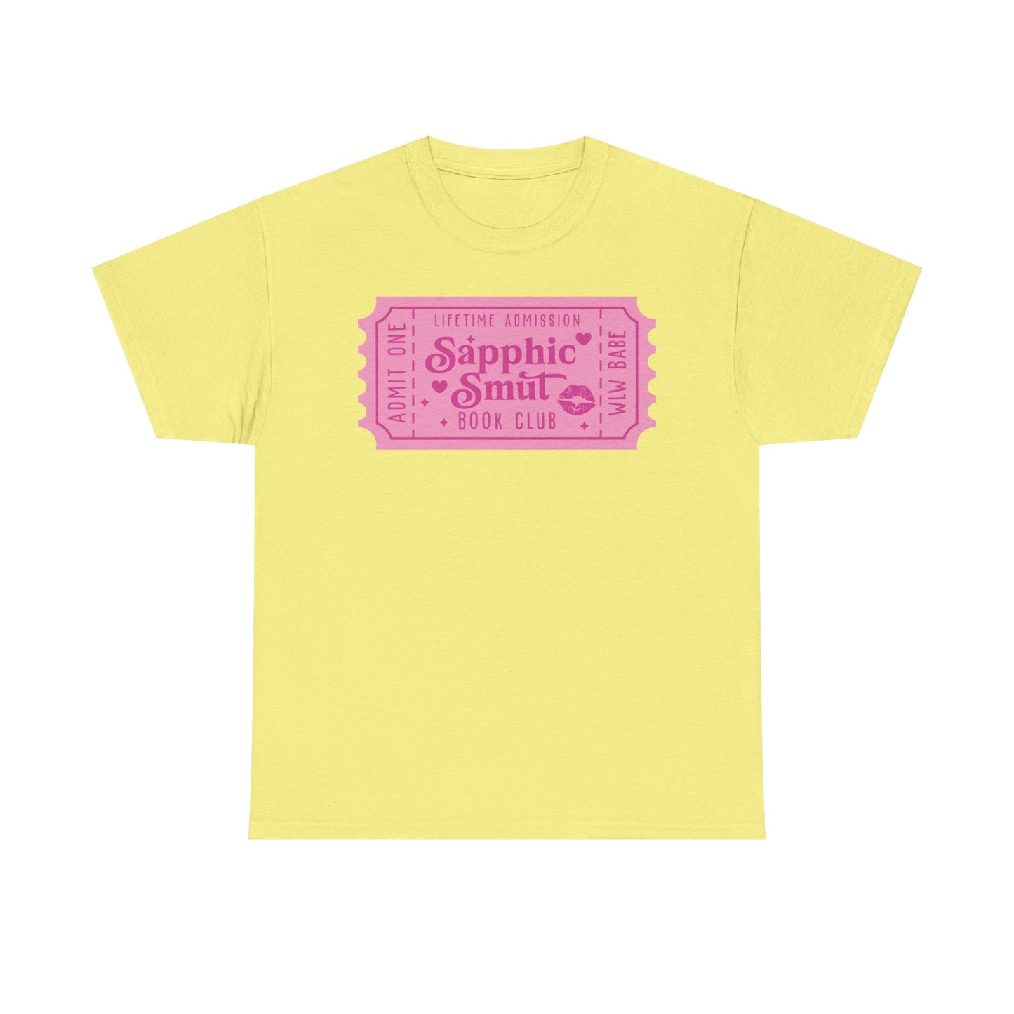 Sapphic Smut Book Club Ticket Graphic Tee