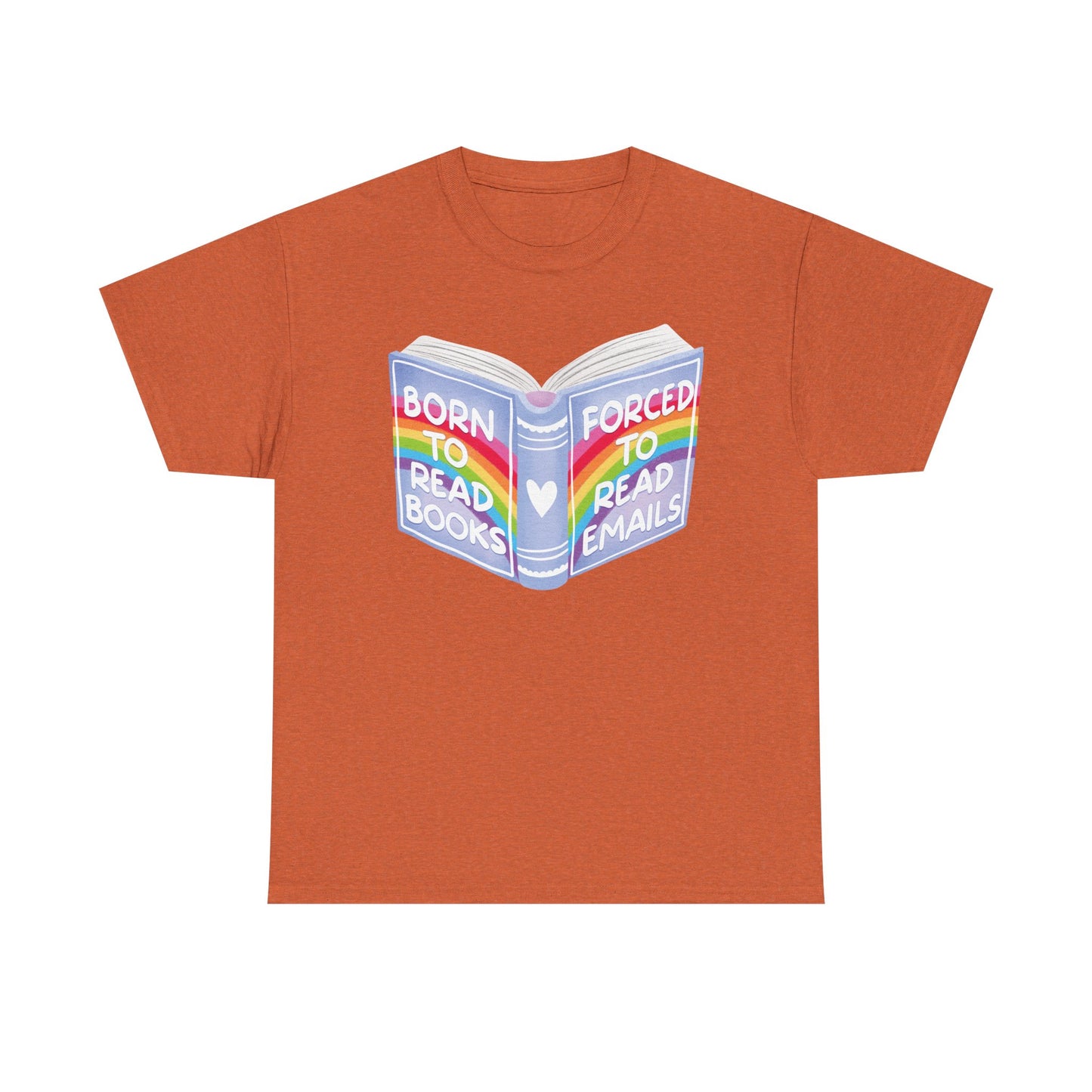 Books Vs Emails Graphic Tee