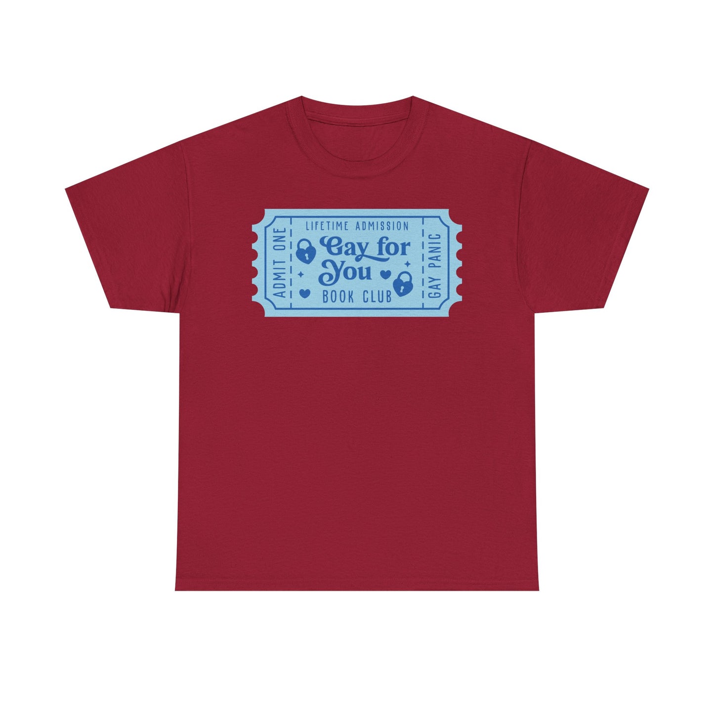 Gay for You Book Club Ticket Graphic Tee