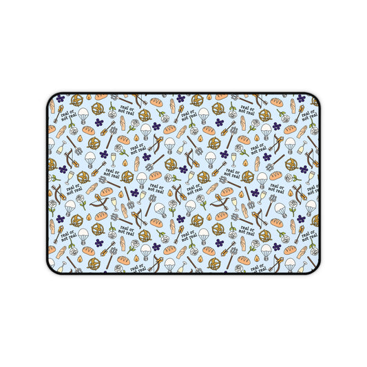 Blue Real? Desk Mat