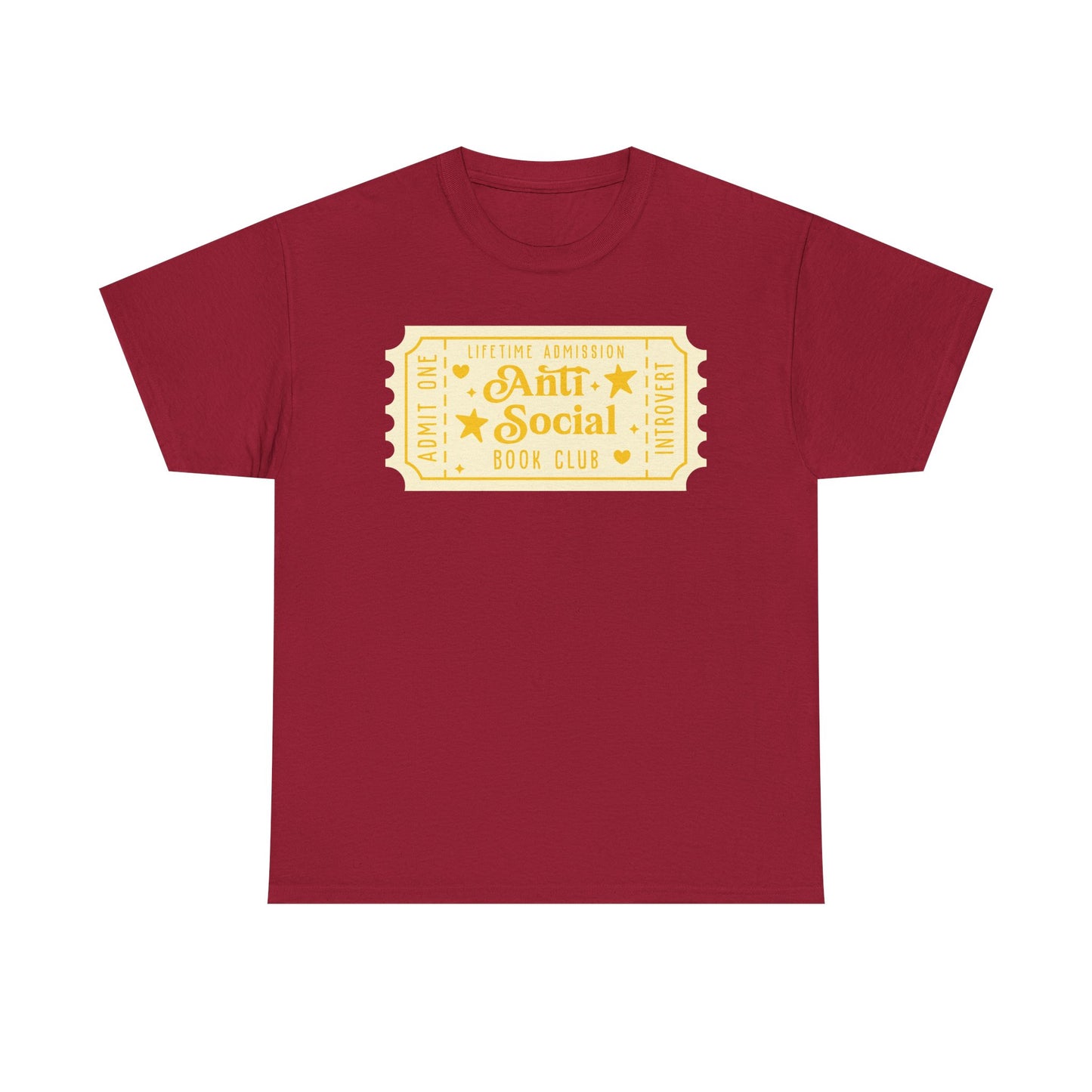Anti Social Book Club Ticket Graphic Tee
